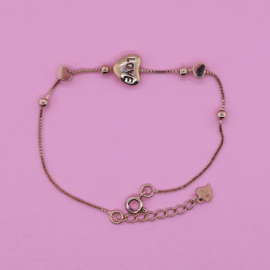 Rose Gold Heart</br> Bracelets